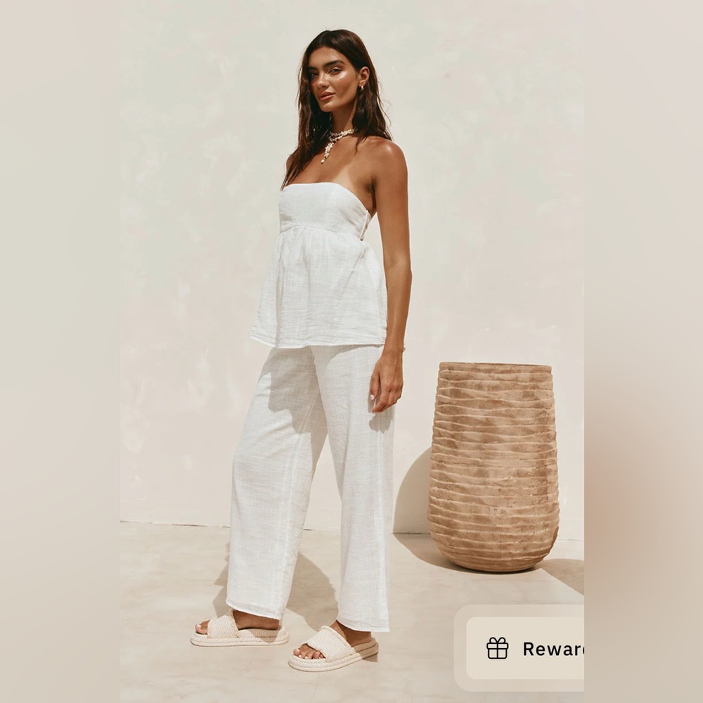 SABO White Jaymie Jumpsuit - Brand New (XS)